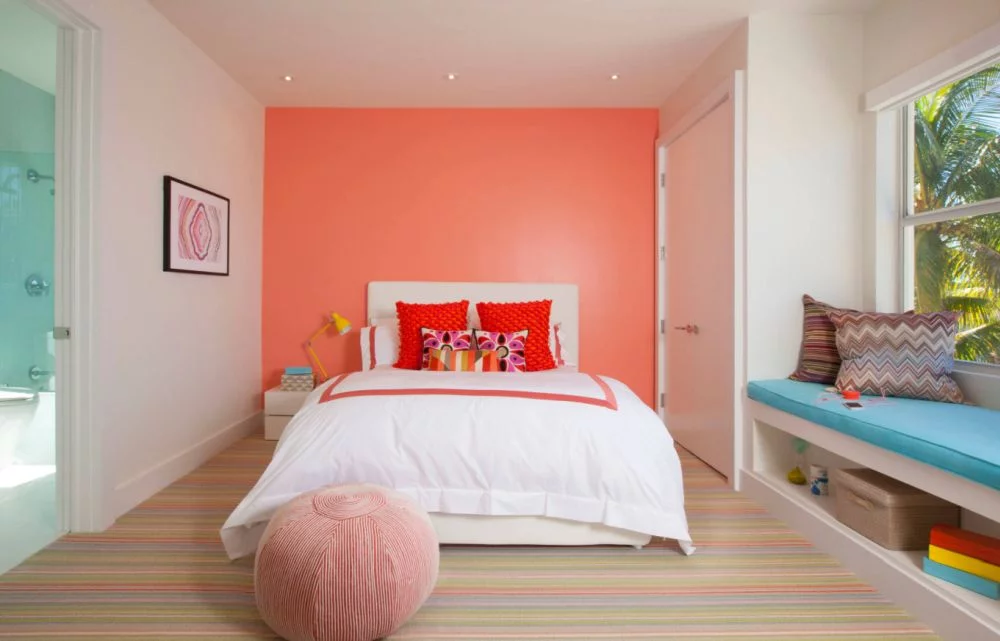 coral-pantone-color-of-2019-interior-design-bedroom-wall coral-pantone-color-of-2019-interior-design-bedroom-wall