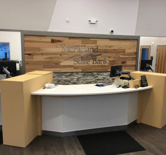 One Community Bank McFarland State Bank InteriorLOGIC