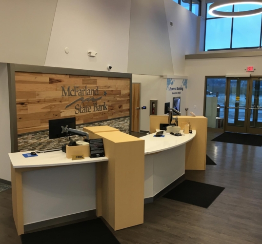 One Community Bank McFarland State Bank InteriorLOGIC